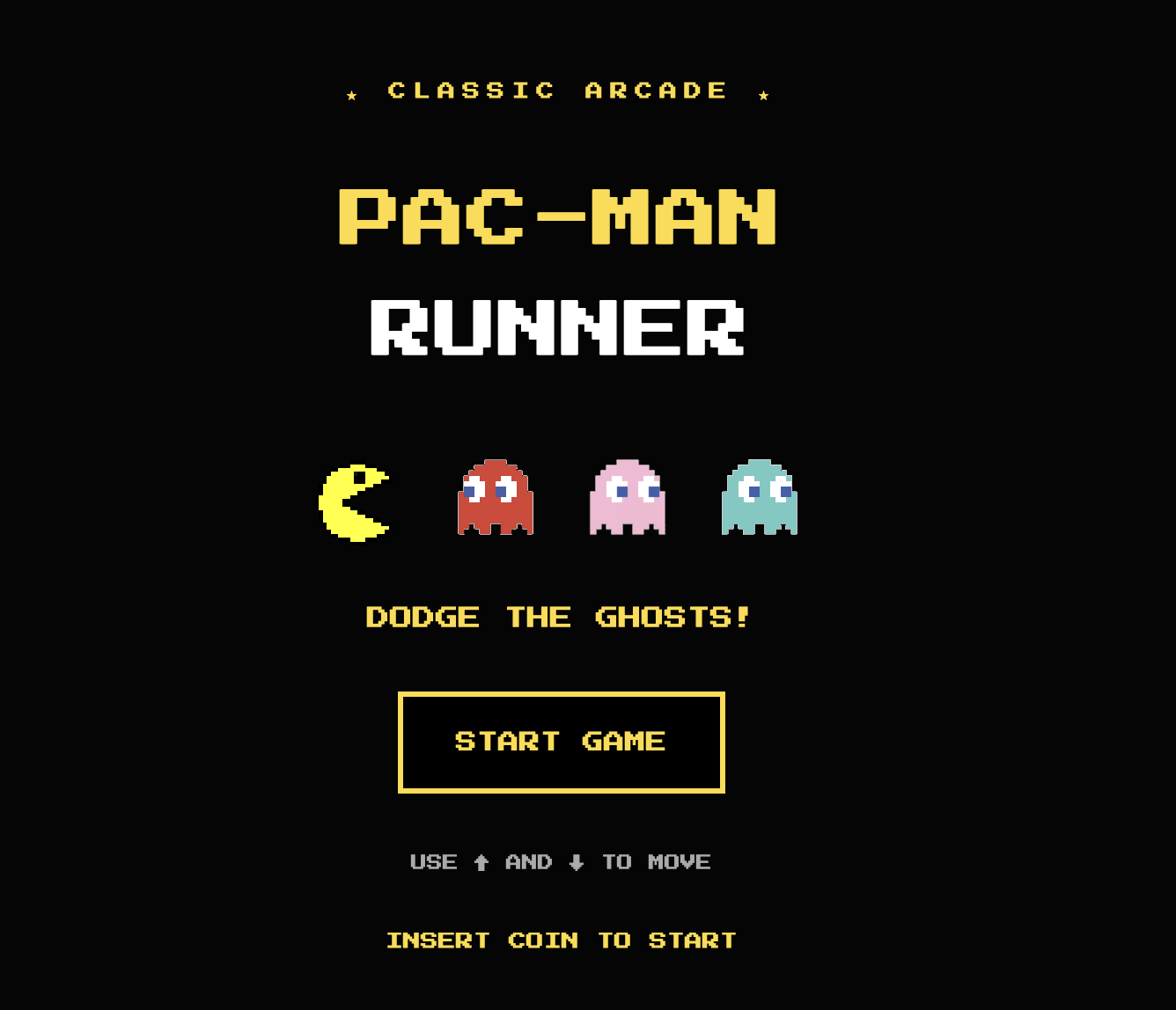 Pac-Man Runner - Juego desarrollado con JavaScript
